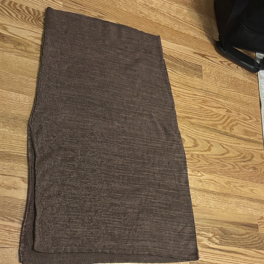 Free People Charcoal Knit Skirt